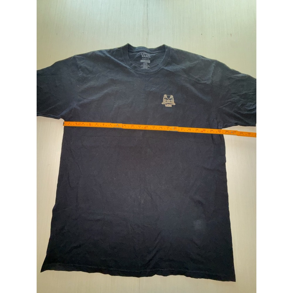 Vans Mens XL Black Gold Aztec Mexico Graphic T-Shirt Classic Fit Short Sleeve - Picture 7 of 9